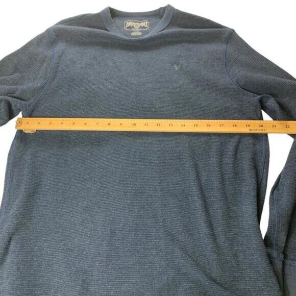 American Eagle Mens Black Long Sleeve Pullover Sweater Shirt Size Large​​​​ - Picture 5 of 7